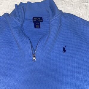 Polo Ralph Lauren Blue Thermal Quarter Zip